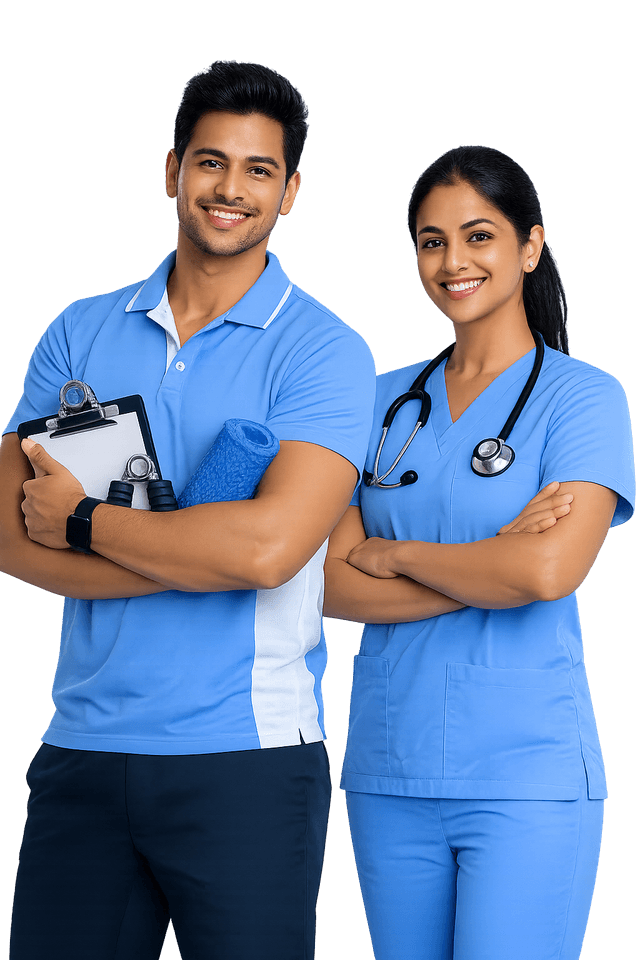 Nurse and physiotherapist