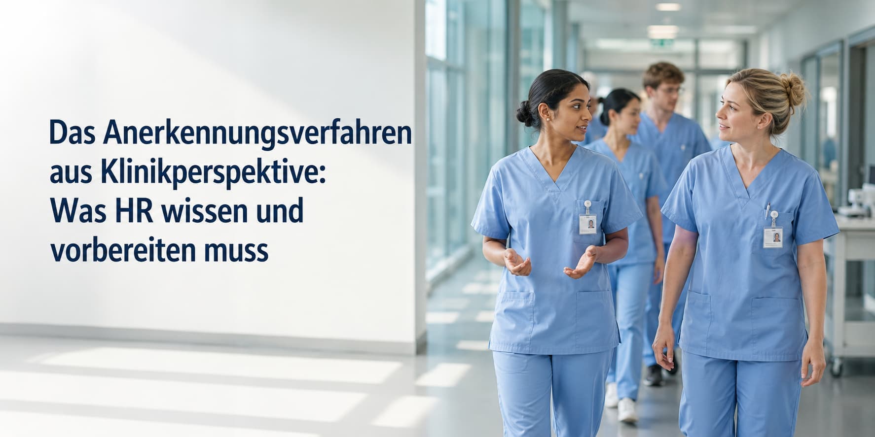Das Anerkennungsverfahren aus Klinikperspektive: Was HR wissen und vorbereiten muss