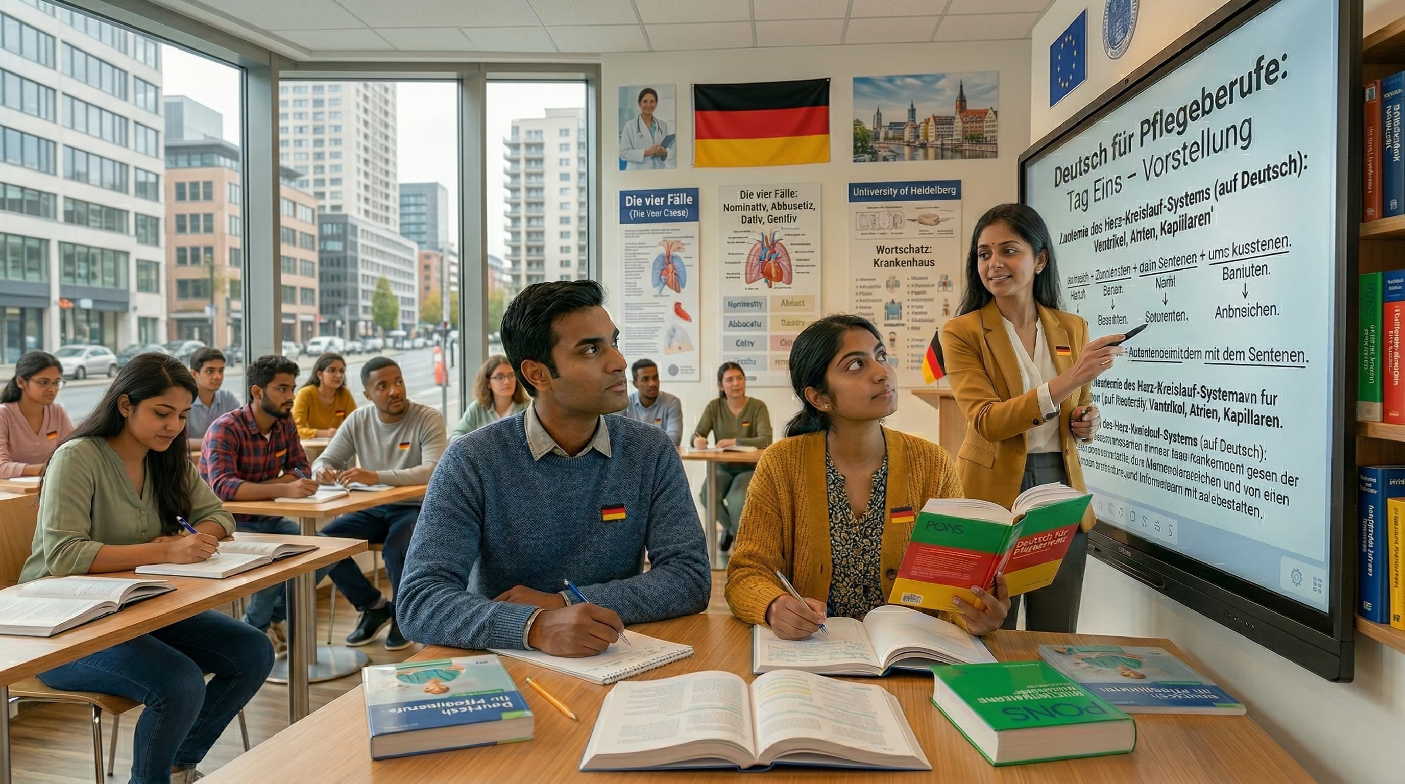 Language training in Germany