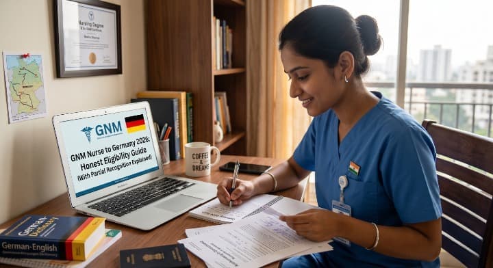 GNM Nurse to Germany 2026: Honest Eligibility Guide (With Partial Recognition Explained)